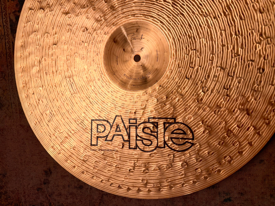 Rare Paiste TRADITIONAL Medium 20” Crash Ride Ultra Warm Crashable Mellow 2148 g TERRIFIC Cond