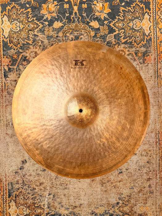 Zildjian KEROPE 20” Ride Crash THE ORIGINAL Smooth & DRY! 2258 g Smoky Crashable! Deep Patina