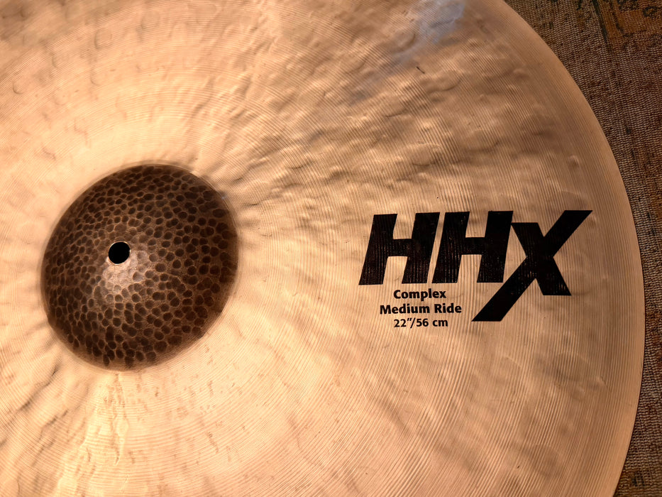 SABIAN HHX COMPLEX MEDIUM RIDE 22" Super CLEAN! 2830 g Dark & Versatile! DON’T Pay $650 For A Guess