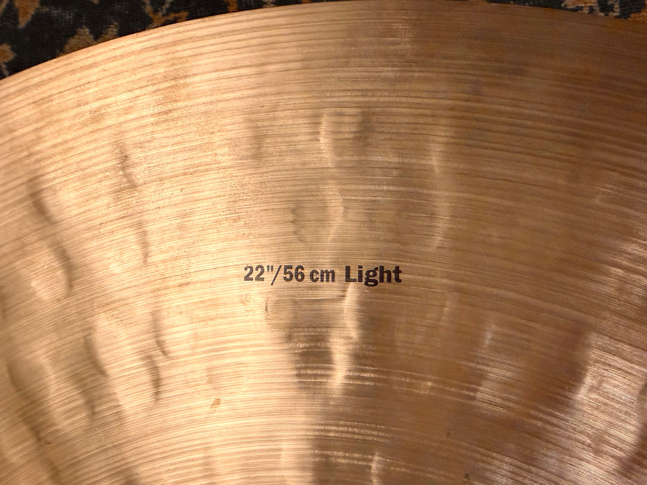 EARLIER Sabian ARTISAN LIGHT RIDE 22” 2595 g CLEAN! Beautiful WARM One! Don’t Pay $865!! Crashes