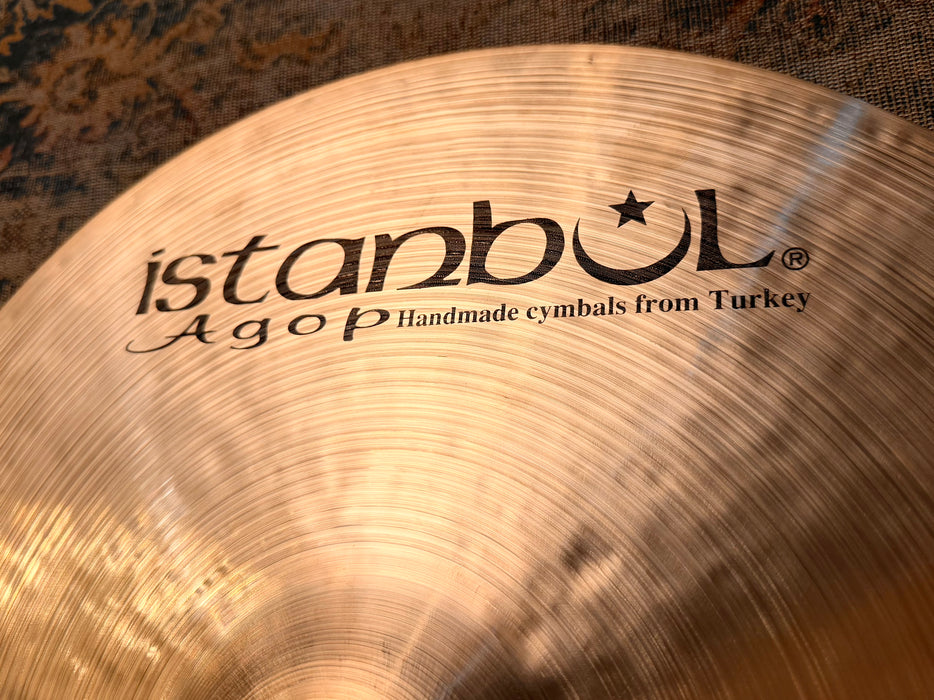 ISTANBUL AGOP Traditional DARK Crash 18” ONLY 1376 g PERFECT! Golden Glowing Dark! FULL!