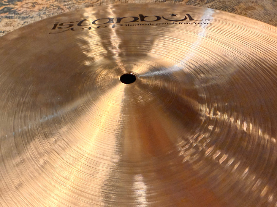 ISTANBUL AGOP Traditional DARK Crash 18” ONLY 1376 g PERFECT! Golden Glowing Dark! FULL!
