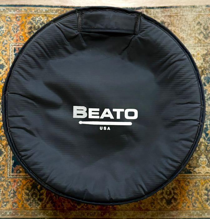 Custom DW Collector's Series EXOTIC Mahogany SPRUCE Bass Drum 20" x 14" Mahogany Finish w/ Beato Case MINT