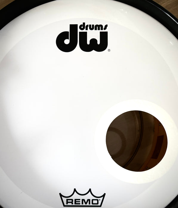 Custom DW Collector's Series SANTA MONICA Drum Set 10", 12", 13", 16", 18", 22", 10" Concert BLUE GLASS GLITTER Finish