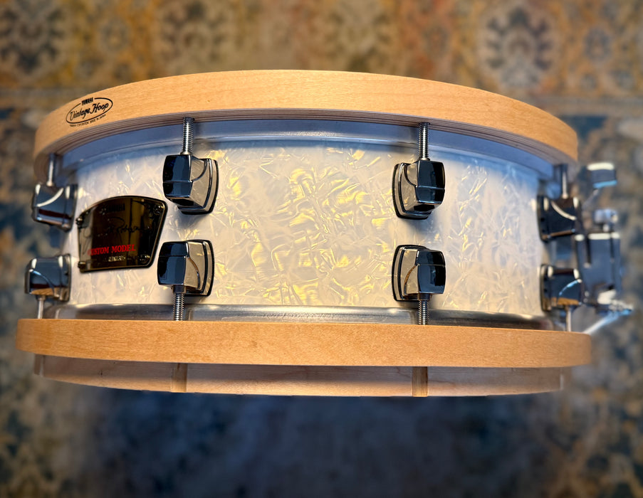 JOHN JR ROBINSON’s PERSONAL SIGNATURE YAMAHA 5” X 15” Birch Snare Drum IMMACULATE In JR Bag! VERY RARE MIJ