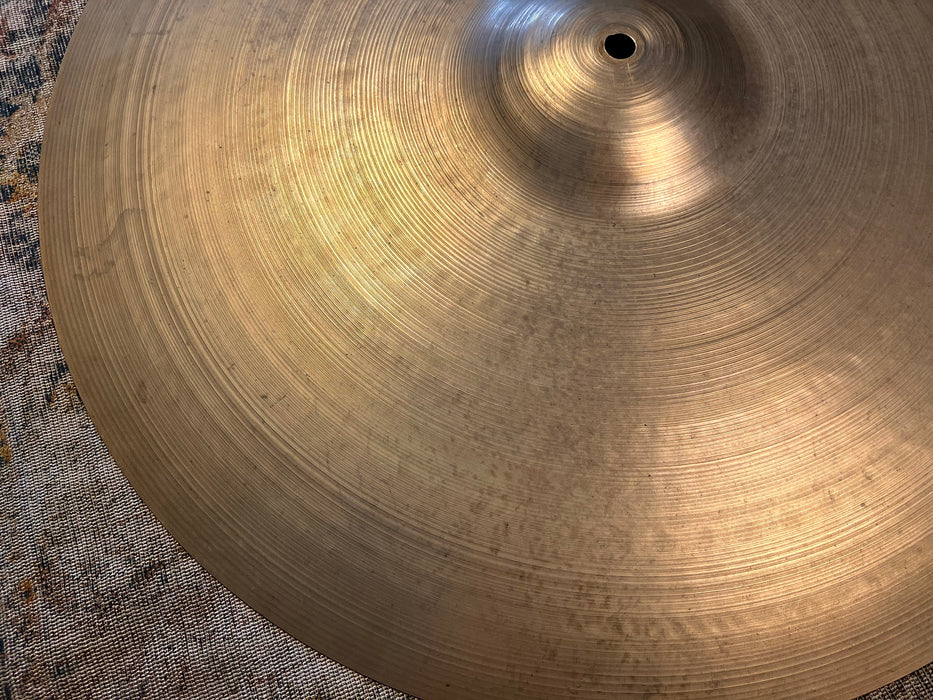 Semi-DRY 1950s Vintage ZILDJIAN BLOCK STAMP Warm Ride 2198 g