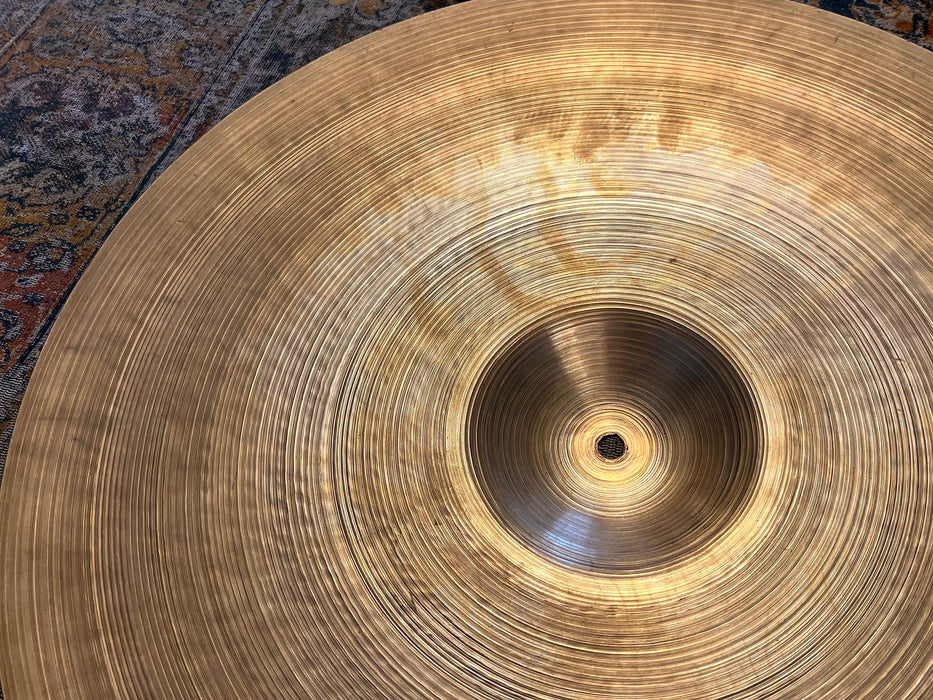 Semi-DRY 1950s Vintage ZILDJIAN BLOCK STAMP Warm Ride 2198 g