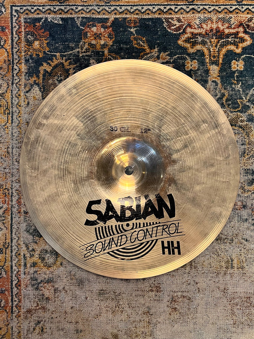 RARE SUPER MELLOW Sabian HH SOUND CONTROL 12" FLANGED Crash 417 g