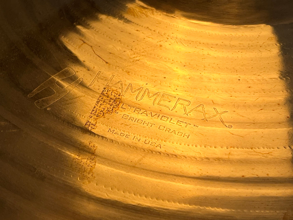 SUPER Rare HAMMERAX ULTRA VIOLET Bright Crash 18” 1497 g 1/2 Brilliant