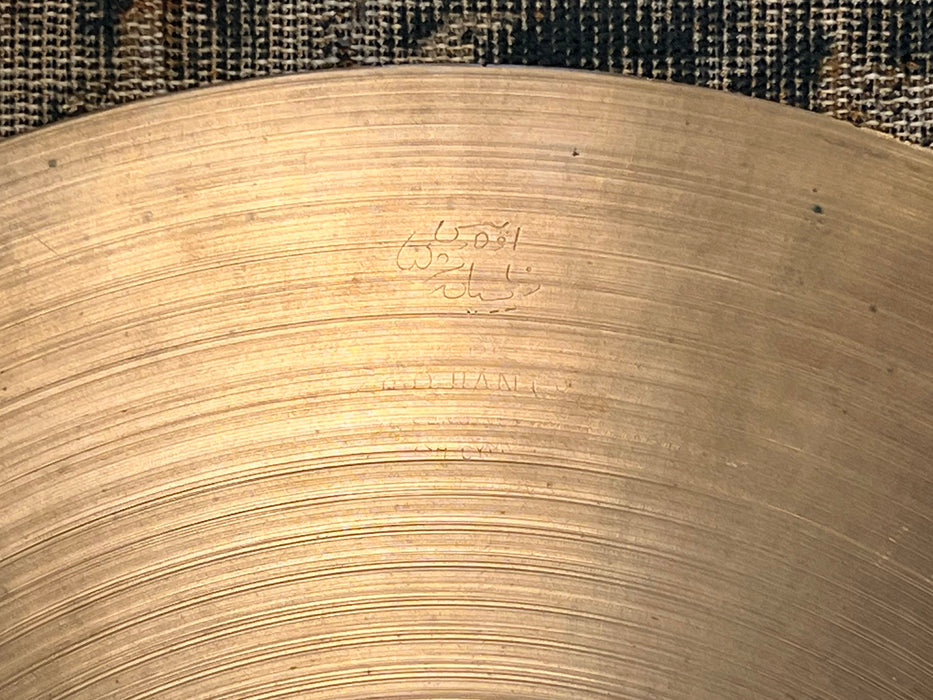 RARE 1950s Vintage ZILDJIAN Paperthin 12” Hihats 496 522 g CLEAN Hand Hammered