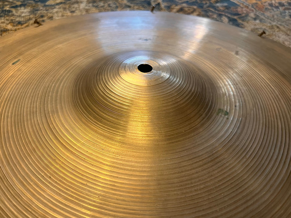Light Complex Hand Hammered 1960s Vintage Zildjian 20” Sizzle Ride 2042 g