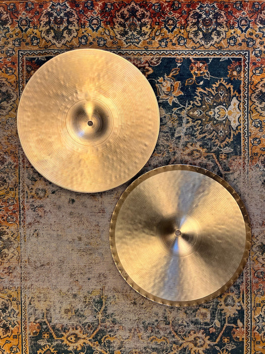 EARLY Zildjian K MASTERSOUND 14” Hihats 1192 1369 g CLEAN LOOK + TONE