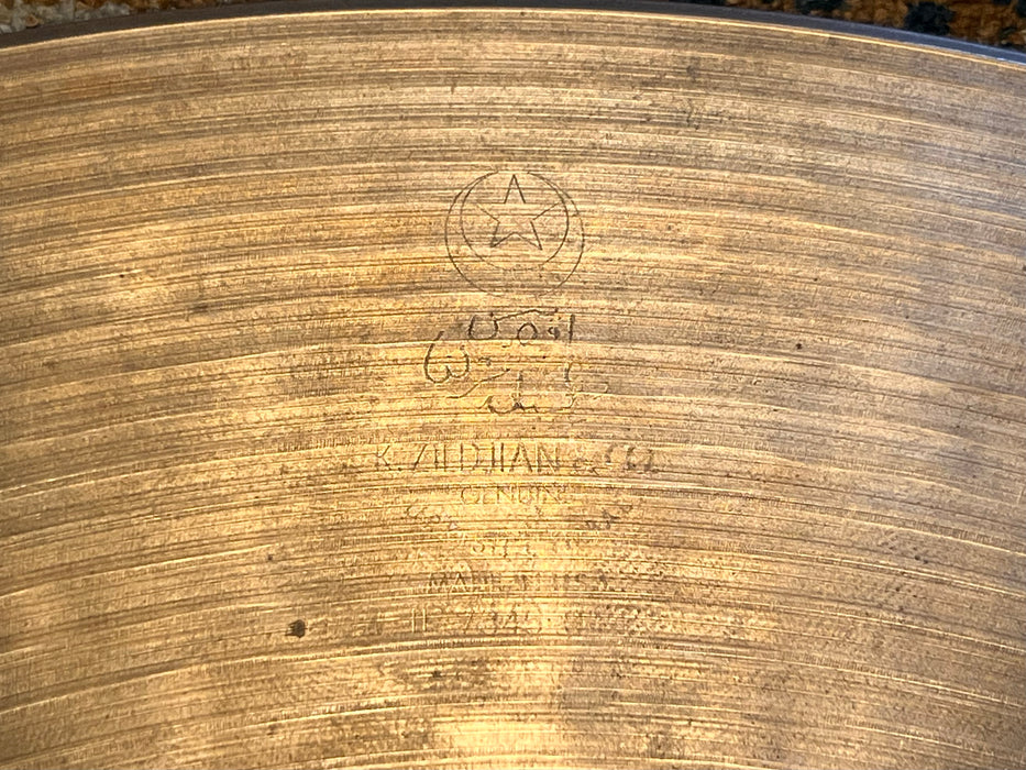 EARLY Zildjian K MASTERSOUND 14” Hihats 1192 1369 g CLEAN LOOK + TONE