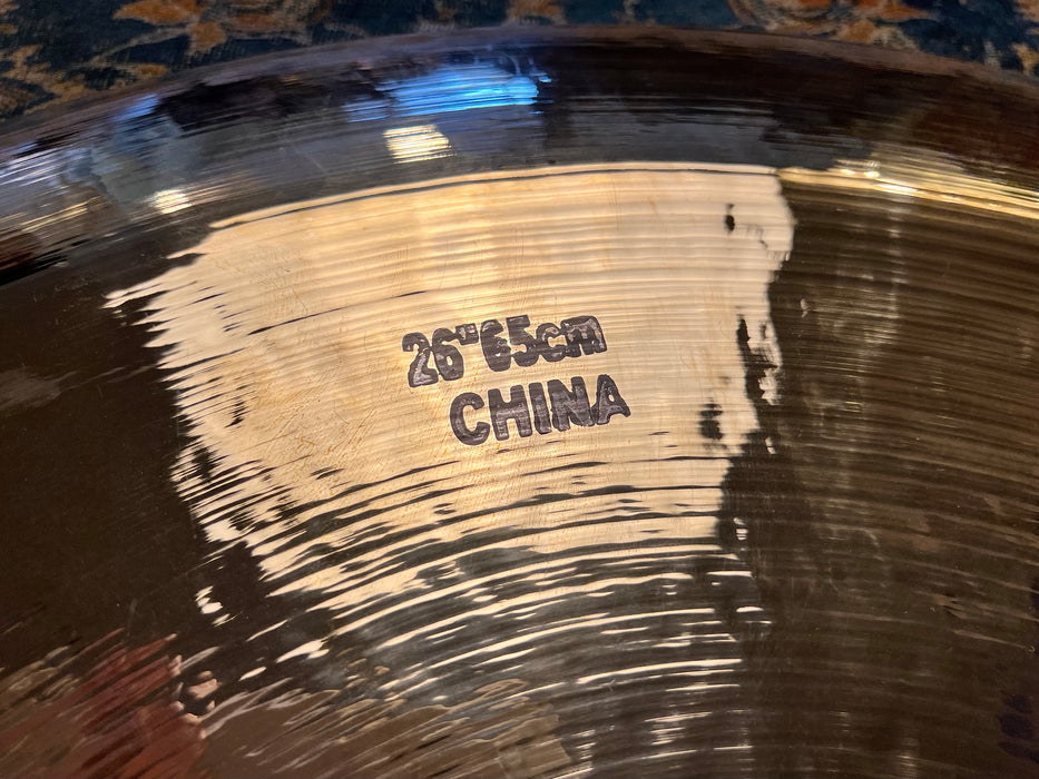 UNIQUE ULTRA DARK Masterwork PROTOTYPE 26” Swish China Pang 2617 g MINT BRILLIANT
