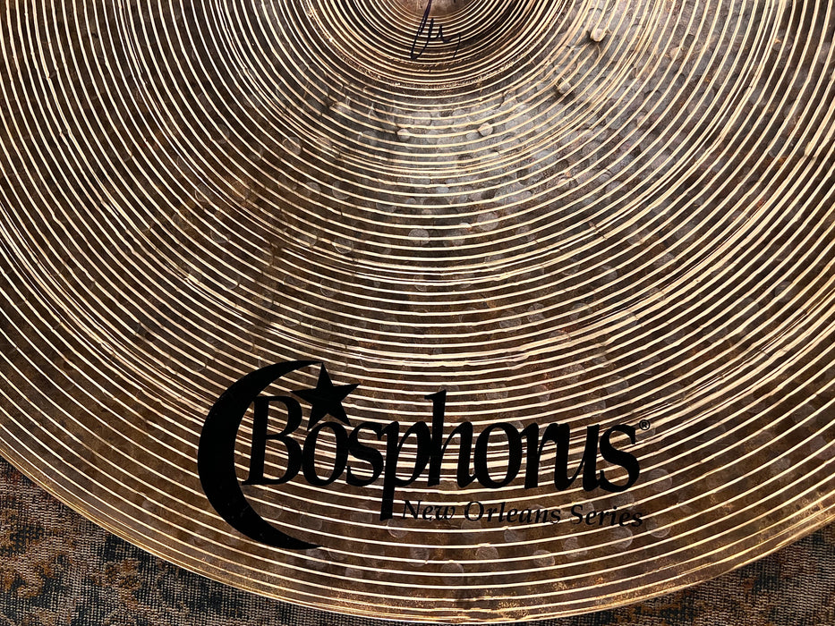 RARE Paper Thin Airy 23” Bosphorus New Orleans Ride Sizzle 2320 g IMMACULATE