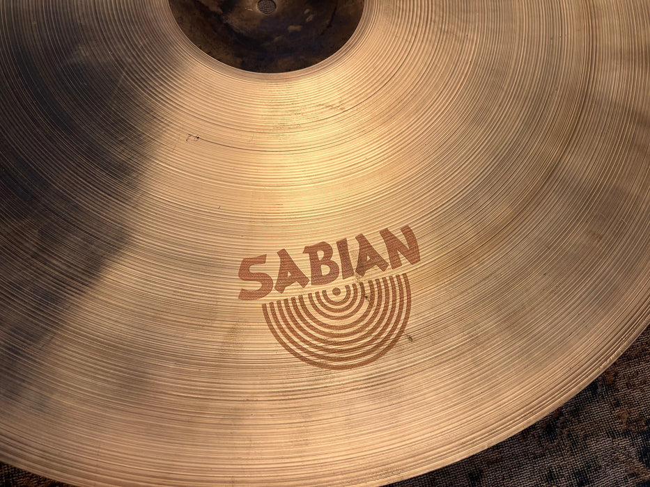 HUGE 24” Dark Dry Sabian APOLLO 24” Ride or Crash MULTI 3095 g CLEAN AA