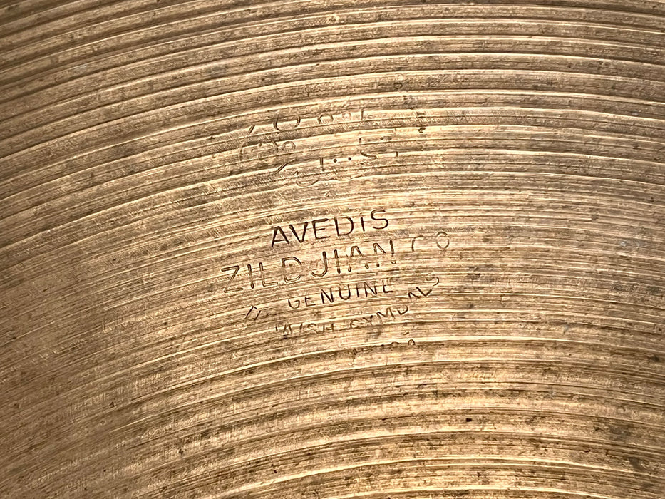 Vintage 1960s Zildjian 18” Ride 1896 g CHIME-LIKE Attack