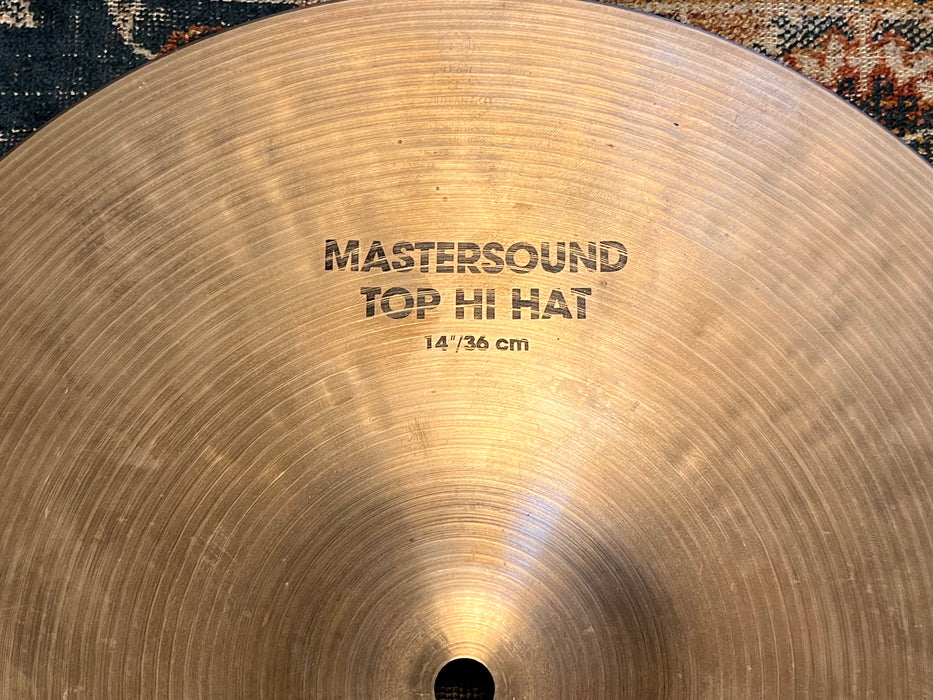 EARLY Zildjian K MASTERSOUND 14” Hihats 1192 1369 g CLEAN LOOK + TONE