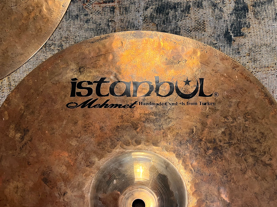 Istanbul Mehmet Raw Unlathed Brilliant Bell Dark Crisp Hihats 14” 1022 1298 g MINT