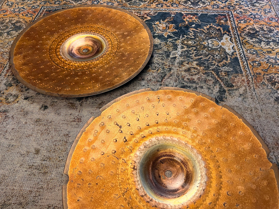 ZILDJIAN RUDE HIHATS? Well…CLOSE! Zildjian IMPULSE 14” Hihats 1132 1120 g RAW Factory Notches