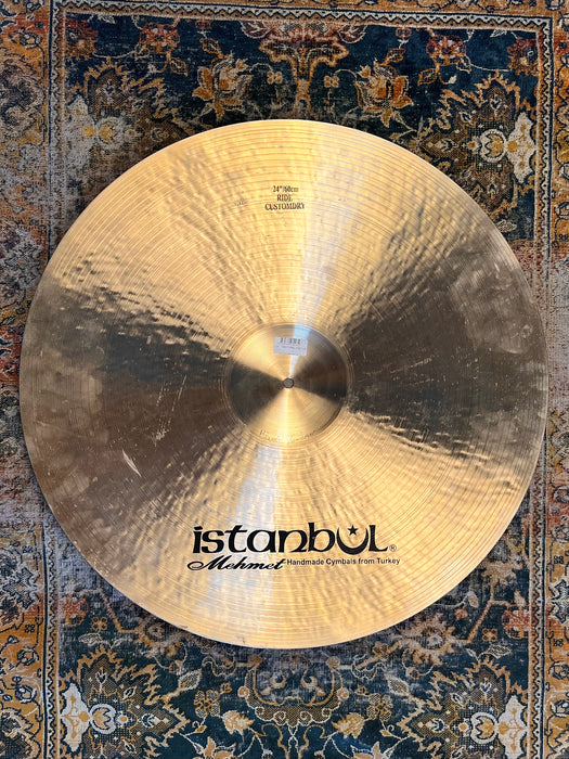 Rare SUPER Dark ISTANBUL Mehmet 24” Custom Dry Ride 4074 g LOW EAK ish