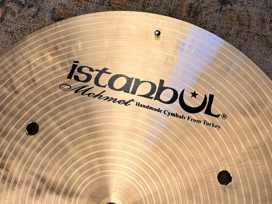 RARE SMOOTH Istanbul Mehmet Crystal Flat Ride Sizzle 15” 1447 g IMMACULATE