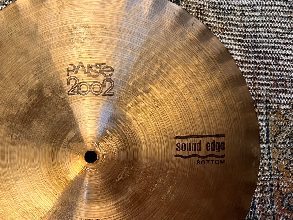 Paiste 2002 sound edge hi hats hotsell