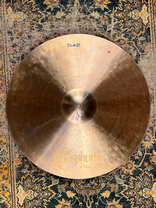 Light Papery Bosphorus PHILLY Ride 21” Only 1970 g Mellow MINT
