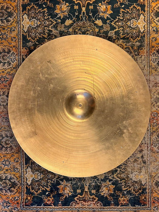 RARE Huge Vintage Zildjian 1950s 24” SIZZLE Ride 3261 g CLEAN MELLOW