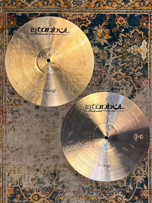 Rare Istanbul Mehmet LEGEND DRY 14” Hihats 942 1162 g PERFECT Dark Smooth