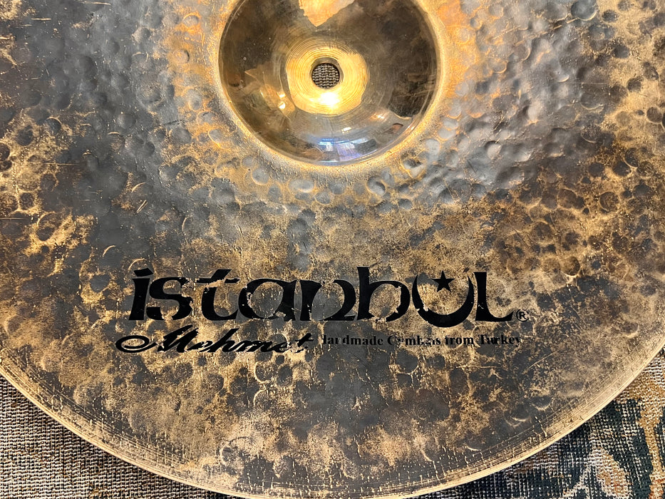 Istanbul Mehmet Raw Unlathed Brilliant Bell Dark Crisp Hihats 14” 1022 1298 g MINT