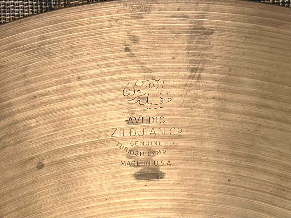 Vintage Zildjian 15” Factory EARLY NEW BEAT Hihats 1047 1374 g DARK