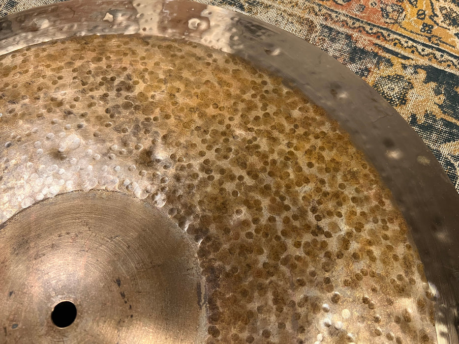 DARK COMPLEX Hand Hammered Masterwork 21” DUAL Paper Thin Crash Ride 1840 g