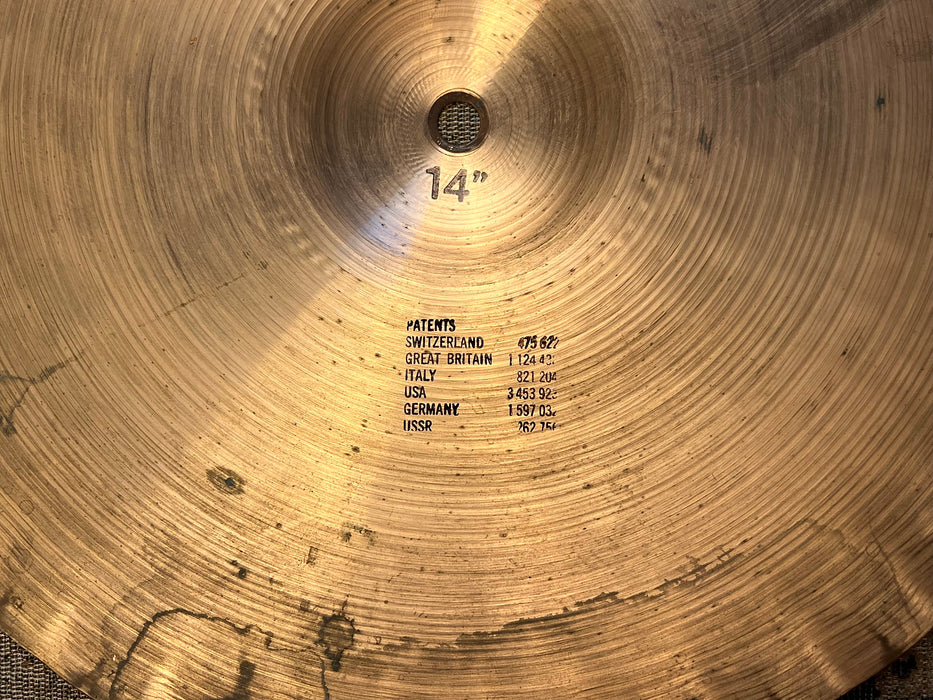 1977 REAL DEAL VINTAGE PAISTE 2002 SOUND EDGE Hihats 949 1070 g Hazelshould Drums Cymbals
