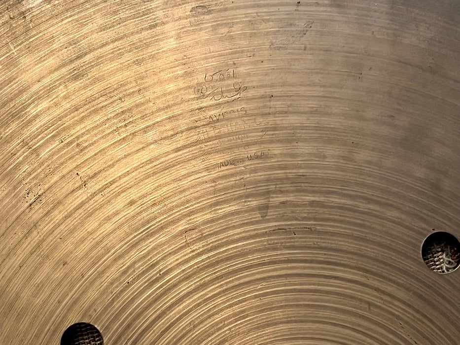 Vintage HOLLOW LOGO Zildjian QUICK BEAT 14” Hihats 1138 1464 g VINNIE