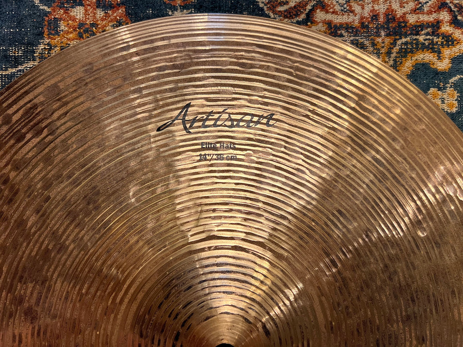 DRY Semi-Dark THIN Sabian ARTISAN ELITE Hihats 14” 796 1180 g PERFECT