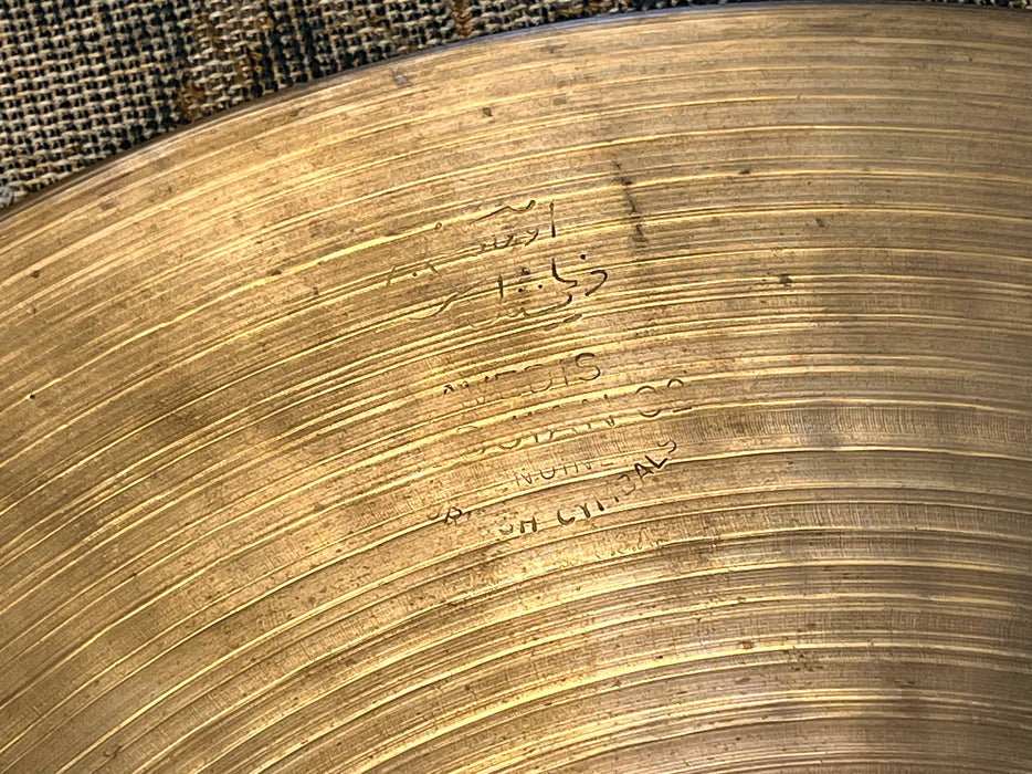 Dry CRISP THIN 1960s Vintage Zildjian New Beat 14” Hihats 839 1260 g