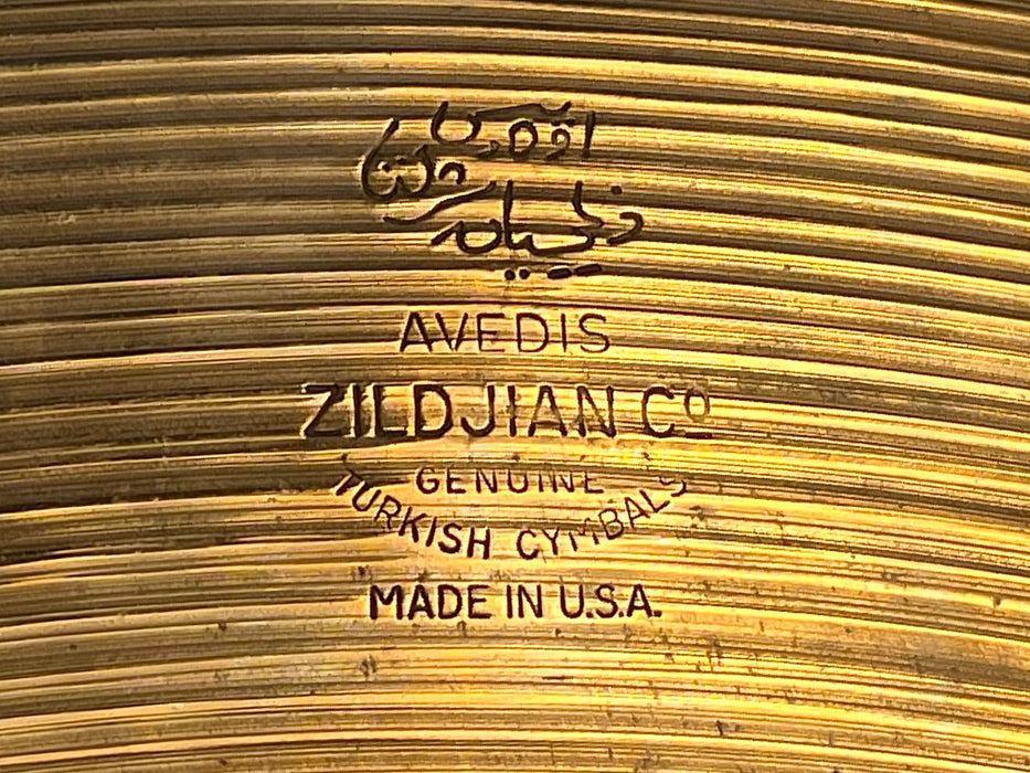 RARE Huge Vintage Zildjian 1950s 24” SIZZLE Ride 3261 g CLEAN MELLOW