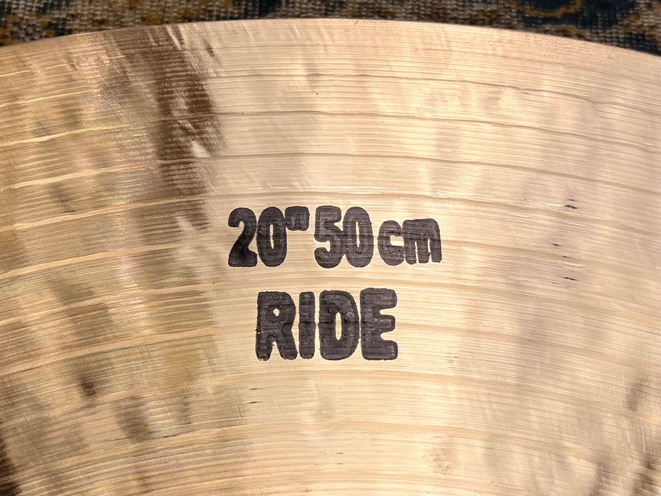 Brushed 1/2 Lathe Masterwork Thin Light Ride Crash 20” 1674 g MINT Complex