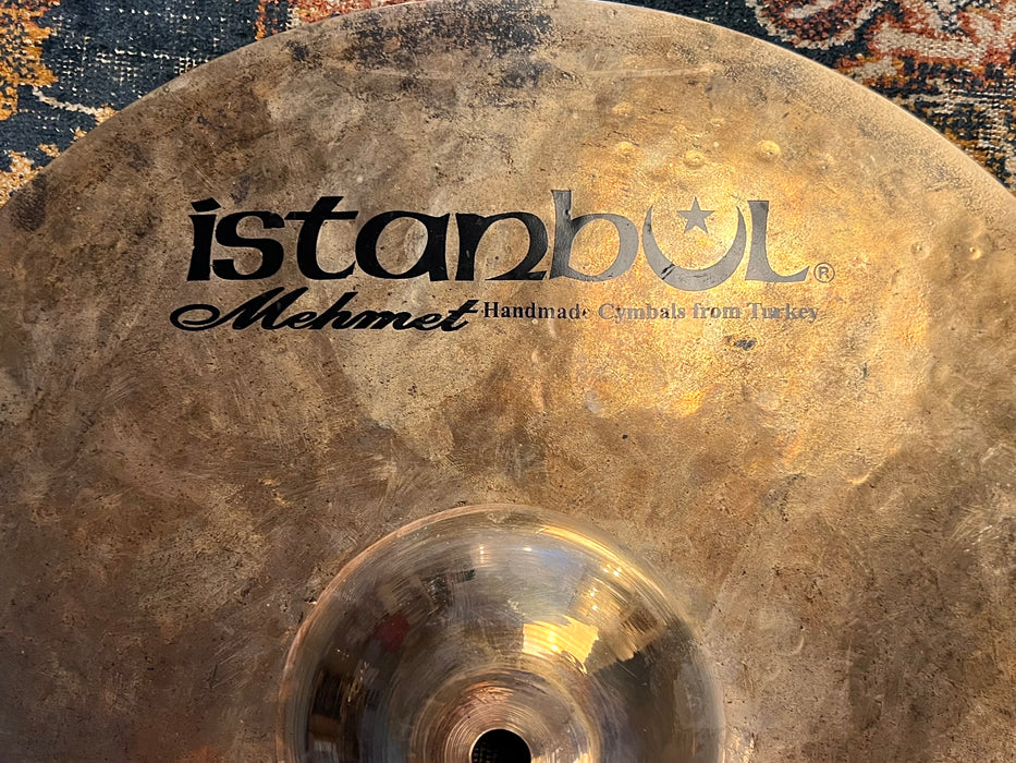 Istanbul Mehmet Raw Unlathed Brilliant Bell Dark Crisp Hihats 14” 1022 1298 g MINT