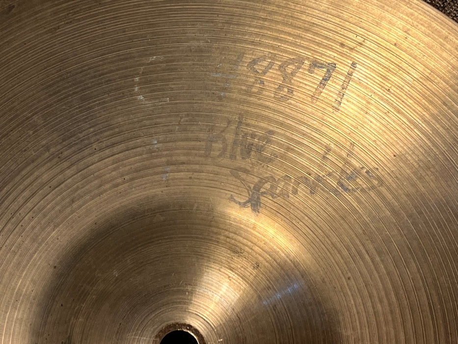 RARE 1950s Vintage ZILDJIAN Paperthin 12” Hihats 496 522 g CLEAN Hand Hammered