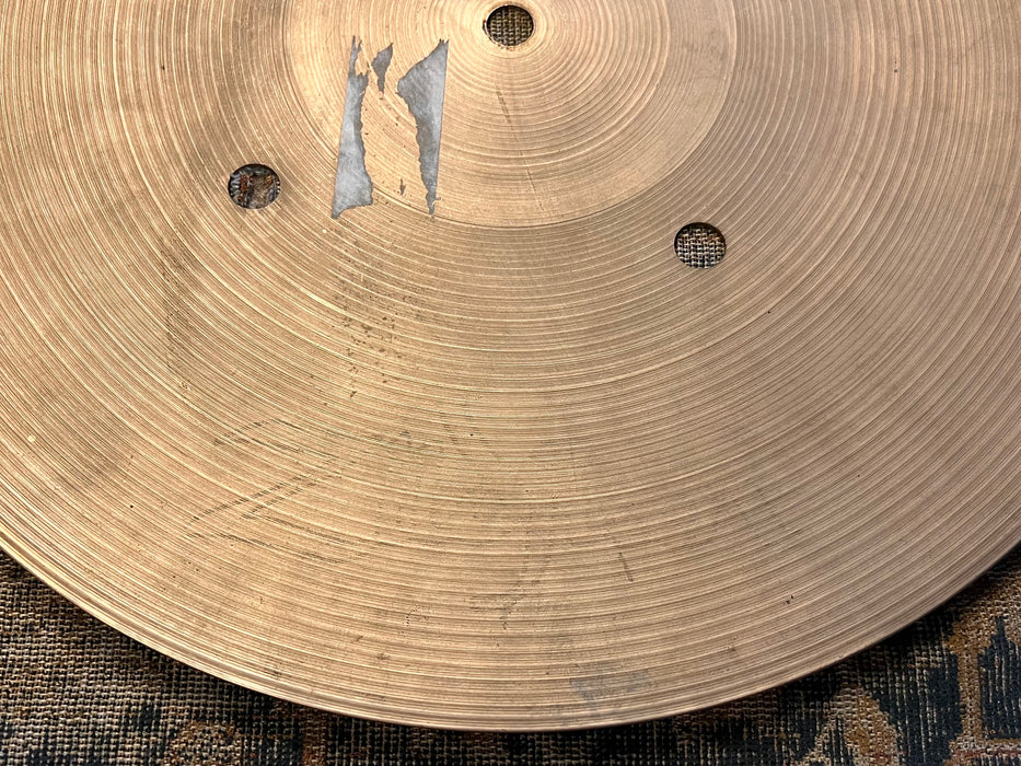 Vintage HOLLOW LOGO Zildjian QUICK BEAT 14” Hihats 1138 1464 g VINNIE