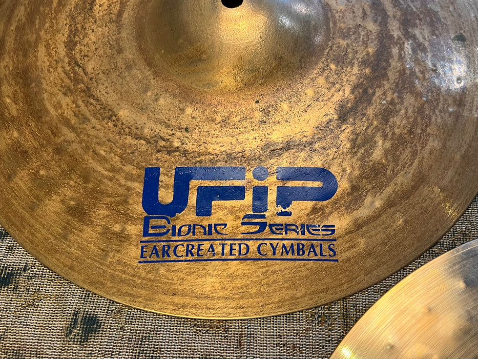 CRISP DRY Deep Hammered UFIP BIONIC Series 14” 1316 1458 Hihats CLEAN DON’T PAY $480