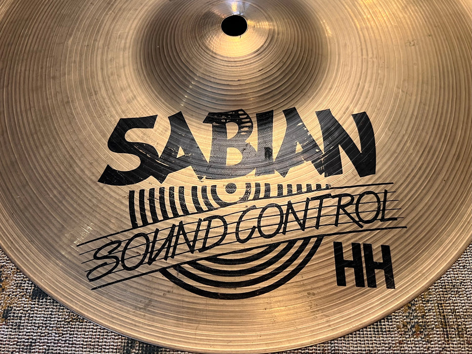 RARE SUPER MELLOW Sabian HH SOUND CONTROL 12" FLANGED Crash 417 g