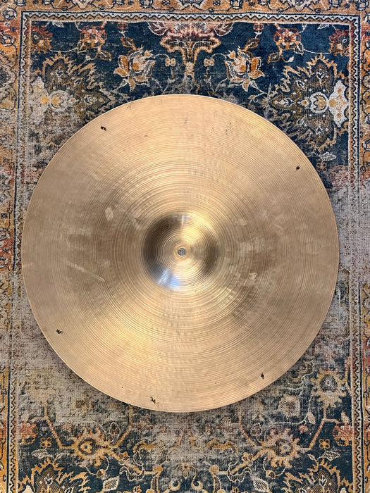 Light Complex Hand Hammered 1960s Vintage Zildjian 20” Sizzle Ride 2042 g
