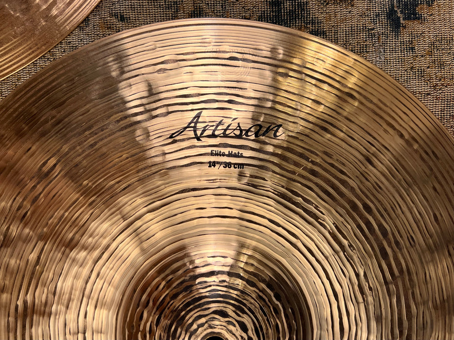 DRY Semi-Dark THIN Sabian ARTISAN ELITE Hihats 14” 796 1180 g PERFECT