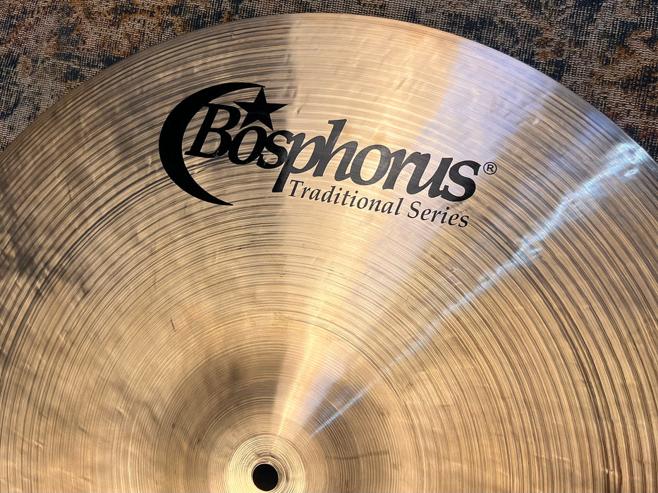 PERFECT LIGHT AIRY Bosphorus TRADITIONAL THIN Ride 20” ONLY 1580 g Crash