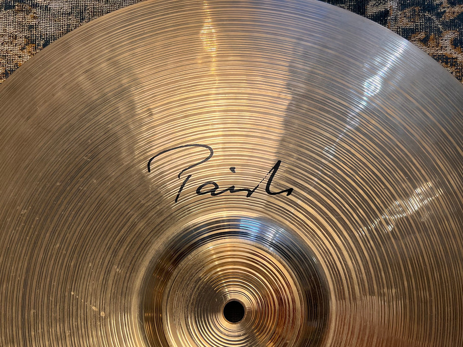RARE Discontinued Paiste Signature FLAT BELL CRYSTAL CRASH 18” 1487 g CLEAN
