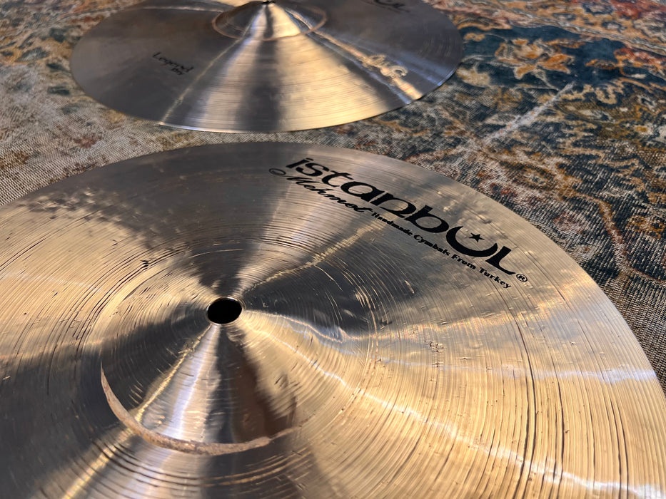 Rare Istanbul Mehmet LEGEND DRY 14” Hihats 926 1179 g PERFECT Dark Smooth