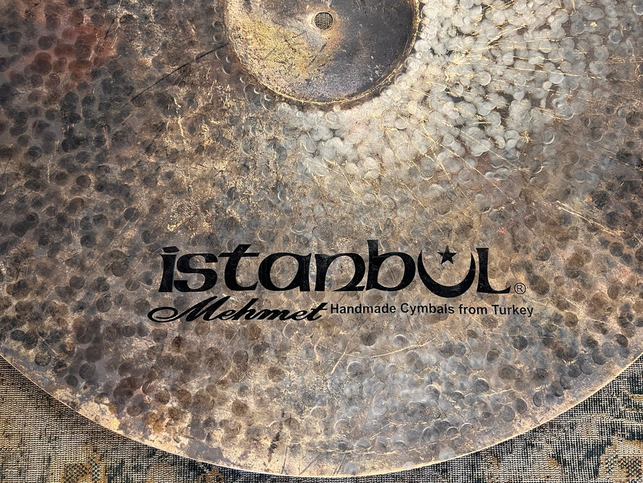 MASSIVE Raw Dry Dark Istanbul Mehmet TURK JAZZ Ride 24” 2850 g IMMACULATE!